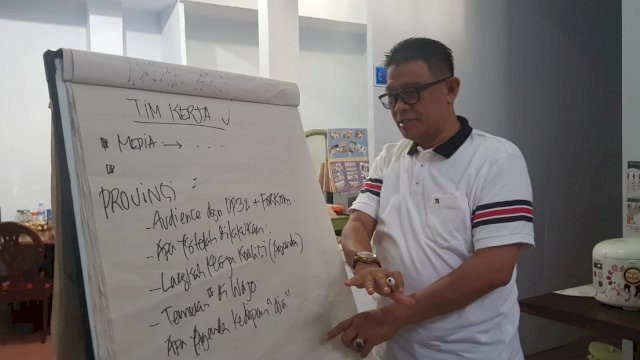 KSPA Susel saat melakukan pertemuan dalam rangka membahas kasus pernikahan anak di Kabupaten Wajo. (Istimewa)