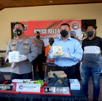 Antar Sabu 2 Kg, Petani Asal Kukar Ditangkap Polisi di Balikpapan