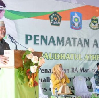 Penamatan Akbar Siswa-Siswi Raudhatul Athfal, Bupati Soppeng Sampaikan Apresiasi