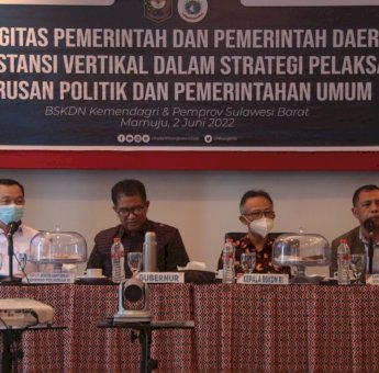 Diskusi Aktual Forkopimda di Mamuju, Sinergi Menangani Permasalahan di Daerah