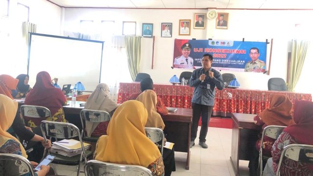 Tim PPID Utama Lutim mulai menggelar sosialisasi UU Nomor 14 Tahun 2008 tentang Keterbukaan Informasi Publik (KIP) sekaligus Uji Konsekuensi Informasi yang dikecualikan di tingkat kecamatan Kalaena dan Kecamatan Mangkutana, Kamis (02/06/2022).