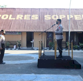 Polres Soppeng Terima 49 Siswa Latja Pendidikan Pembentukan Bintara