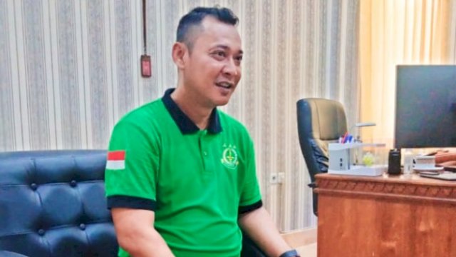 Kepala Seksi (Kasi) Tindak Pidana Umum (Pidum) Kejaksaan Negeri Muna, Agus R Sanjaya. (Foto: Rustam/Republiknews.co.id)