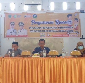 Tingkatkan Cakupan Layanan Intervensi, Pemda Lutra Susun Rencana Percepatan Penurunan Stunting