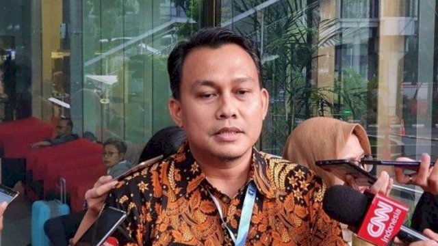 Jubir KPK Bidang Penindakan memberikan keterangan Pers, Ali Fikri. (Istimewa)