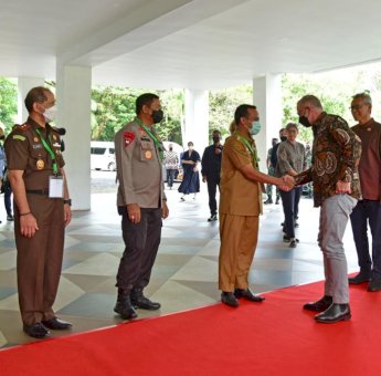 Tiba di Kantor Gubernur Sulsel, Perdana Menteri Australia Anthony Albanese Disambut Andi Sudirman