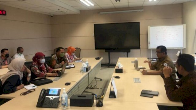 Pj Gubernur Sulbar Akmal Malik, saat koordinasi dengan Komisi Pemberantasan Korupsi (KPK) di Kantor KPK Jakarta, Selasa (07/06/2022). (Istimewa)