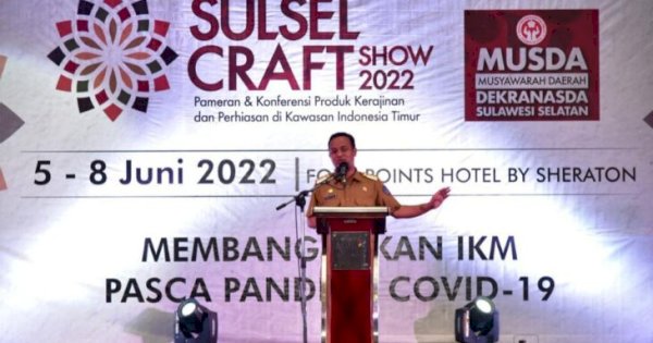 Buka Musda Dekranasda Sulsel, Andi Sudirman Galakkan Gunakan Produk Dalam Negeri