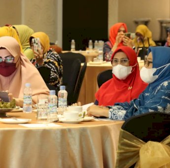 Sufriaty Budiman Pimpin Rapat Bulanan TP PKK Tingkat Kabupaten Luwu Timur