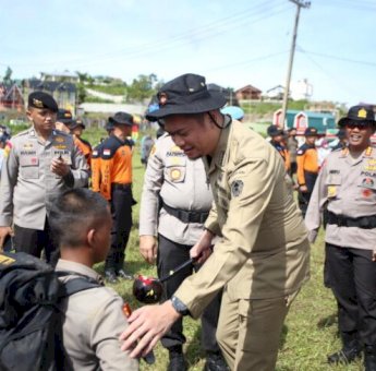 Ratusan Bintara Remaja Polda Sulsel Ikut Pembaretan, Bupati Adnan Harap Jadi Polisi Profesional