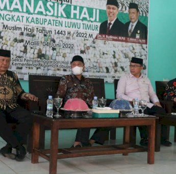 Ketua DPRD Hadiri Pelepasan 73 Jamah Calon Haji Luwu Timur