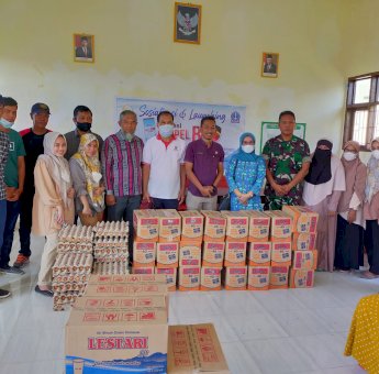 Cabang Dinas Kelautan Bosowasi DKP Sulsel Salurkan Bantuan untuk Korban Angin Puting Beliung di Bone