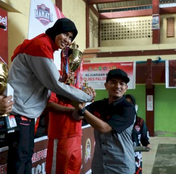 HUT ke-76 Bhayangkara, Kapolres Palopo Gelar Kejuaraan Karate yang Diikuti Ratusan Peserta se-Sulsel