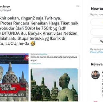 Posting Meme Candi Borobudur, Twitter Roy Suryo Tuai Hujatan