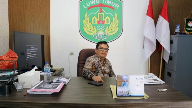 Kepala Dinas Kominfo-SP Luwu Timur, H. Hamris Darwis.
