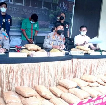 Polres Jakbar Gagalkan Peredaran 214 Kilogram Jaringan Lintas Provinsi