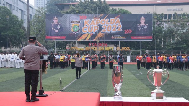 Kapolda Metro Jaya Irjen Pol Fadli Imran, membuka Kapolda Cup 2022, Rabu (15/06/2022). (Istimewa)