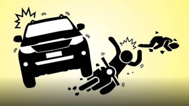 Ilustrasi kecelakaan pengemudi Honda Jazz menabrak pengendara sepeda motor berboncengan, korban bocah 5 tahun meninggal dunia. (Istimewa)