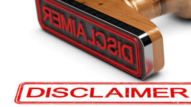 Ilustrasi Disclaimer.