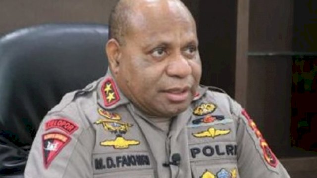 Kapolda Papua Irjen pol MD Fakhiri. (Ist)