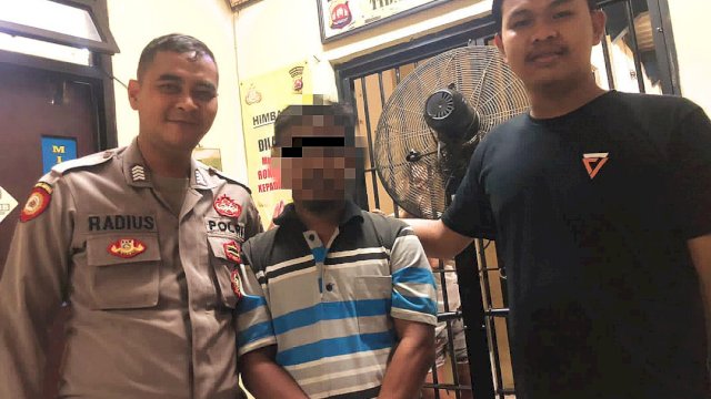 Penjaga tambak ikan di Serang, berinisal SA (39) tertangkap karena menjual Sabu. (Istimewa)