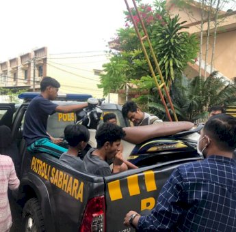 Resmob Den Gegana Polda Sulsel, Ringkus Enam Orang Begal di Rumah Kosong