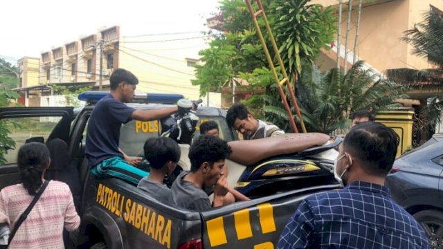 Resmob Den Gegana Polda Sulsel meringkus kawanan Begal. (Ist)