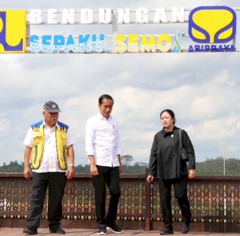 Presiden Jokowi Tinjau Infrastruktur Penyedia Air Baku Kawasan IKN Nusantara