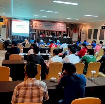 PMI Makassar Gelar Sosialisasi Manajemen Penanggulangan Bencana, Ini Targetnya