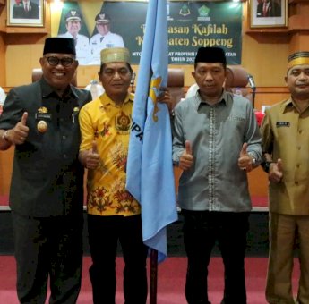 Wabup Soppeng Lutfi Halide Lepas Kafilah MTQ