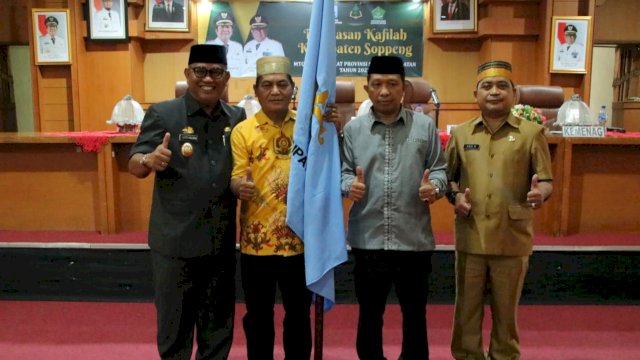 Pelepasan Kafila MTQ Kabupaten Soppeng, Kamis (24/06/2022). (Istimewa)