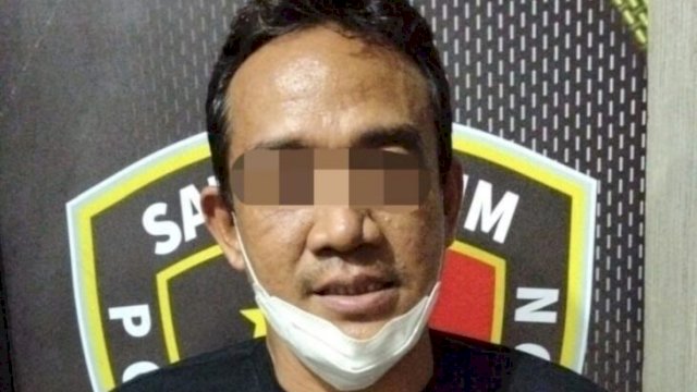 DK (46) Tersangka pencabulan anak dibawah umur di kota Cilegon, diamankan Polres Cilegon. (Ist)