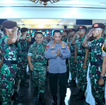 Di Hadapan Dansat, Jenderal Sigit Tekankan Sinergitas TNI-Polri Demi Wujudkan Indonesia Emas 2045