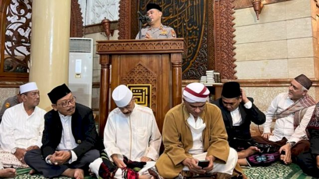 Sambutan Kapolda Metro Jaya Irjen Pol Fadil Imran dalam rangka doa bersama sambut HUT Bhayangkara ke 76. (Ist)