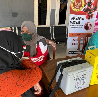 Cegah Lonjakan Covid-19 Varian Baru, BIN Sulsel Maksimalkan Vaksinasi di Sidrap