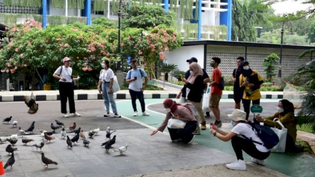 Peserta Jakarta City Tour kunjungi Gedung Utama Kantor Kementrian PUPR. (Istimewa)