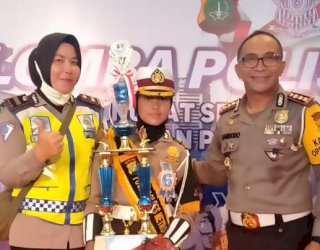 Satlantas Polres Metro Jakbar Ramaikan Lomba Pocil Raih Beragam Juara