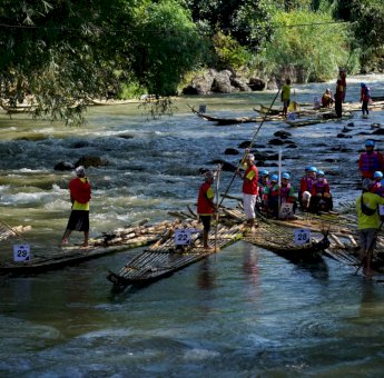 Bamboo Rafting Jadi Penutup Festival Loksado 2022, Gubernur Kalsel Sebut Salah Satu Geosite Geopark Meratus