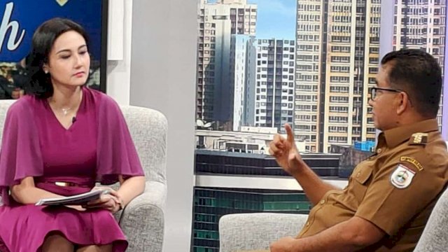 Dirjen Otonomi Daerah Kemendagri Akmal Malik, saat menjadi narasumber di Studio Salah Satu TV Nasional Swasta di Jakarta, Senin (27/06/2022). (Istimewa)