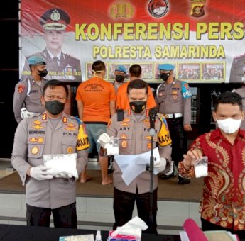 Polisi Gagalkan Peredaran Sabu 1 Kilo Antar Lapas di Kaltim
