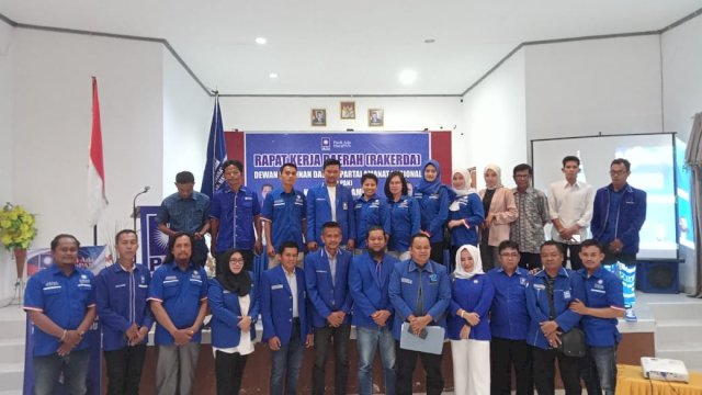 Rakerda Partai Amanat Nasional (PAN) Kabupaten Mamuju. (Foto: Humas PAN Sulbar)