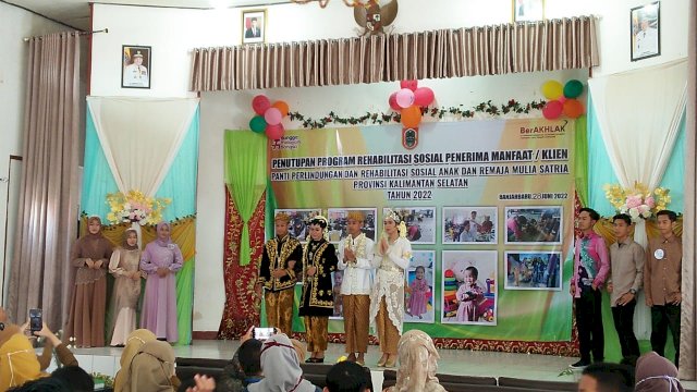 Acara Perpiasahan Panti Perlindungan dan Rehabilitasi Sosial Anak dan Remaja (PPRSAR) Mulia Satria, Kota Banjarbaru, Kalimantan Selatan. (Istimewa)