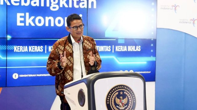 Kemenparekraf, Sandiaga Salahuddin Uno. (Istimewa)