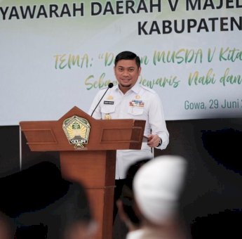 Hadir di Musda MUI Gowa, Adnan: Mari Bangun SDM yang Beriman dan Bertakwa