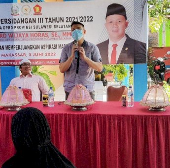 Reses di Kodingareng, Warga Apresiasi Kepedulian Edward Horas