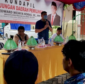 Monitoring Program Pemerintah, Edward Horas Lakukan Kundapil di Kelurahan Layang Makassar