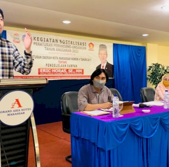 Sosialisasikan Perda Pengelolaan Sampah, Eric Horas Ajak Warga Bijak Kelola Sampah