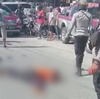 Naas, Sepasang Suami Istri Tewas Digilas Truk di Depan Pelabuhan Jayapura