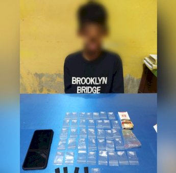 Pemuda Warga Jalan Lumba-Lumba Raha Dibekuk Saat Edarkan Sabu