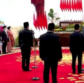 Reshufle Kabinet: Presiden Jokowi Lantik 2 Menteri dan 3 Wakil Menteri, Ini Nama-namanya